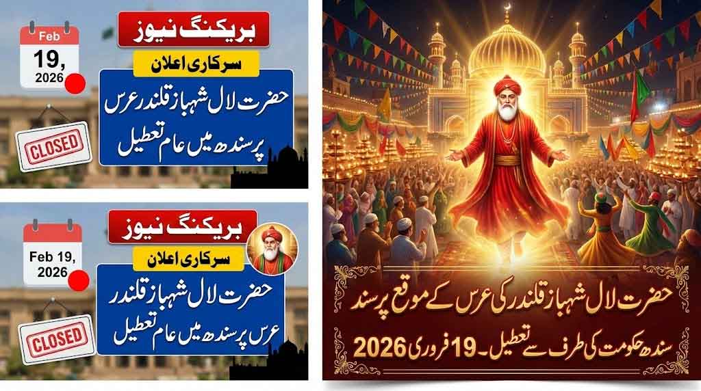 Lal Shahbaz Qalandar Holiday 2026
